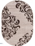 Covor Oval Mira 50 x 80 cm Maro Antialergic 100% Polipropilena Friese OEKO-TEX