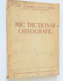 Mic Dictionar Ortografic 1954