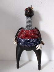** Statueta Namji Fertility Doll, Namchi - Camerun - Arta africana, 28cm, AFRICA