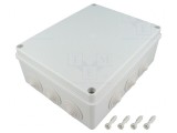 Cutie de conexiuni IP65 gri 190x240x90 mm