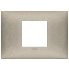 Rama Ornament 2M pt doza de 3M Vimar Neve titaniu mat 09672.23