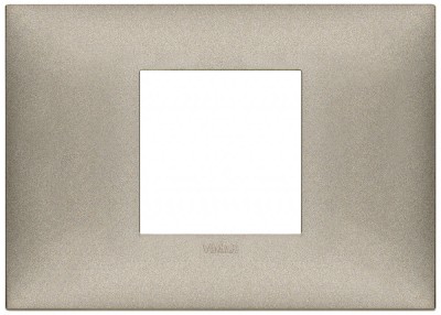 Rama Ornament 2M pt doza de 3M Vimar Neve titaniu mat 09672.23 foto