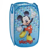 Cos pliabil pentru depozitare jucarii AliamarS-452, Michey Mouse, 35 x 35 x 58 cm, Albastru