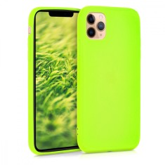 Husa pentru Apple iPhone 11 Pro Max, Silicon, Galben, 49782.75 foto