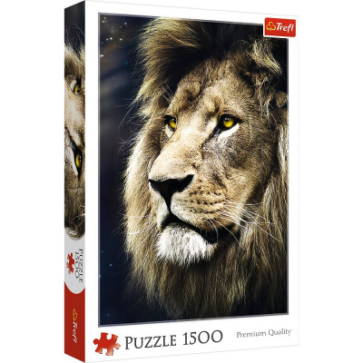 PUZZLE TREFL 1500 LEU PORTRET foto