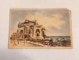Carte postala vedere veche R.P.R, Constanta Casa de Cultura (Cazinoul), anii 50 (1958) , scrisa, circulata, Printata