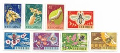 Romania - Sericicultura si apicultura, 1963 - serie neobliterata