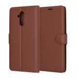 Husa pentru Huawei Mate 20 Lite, Techsuit Leather Folio, Brown