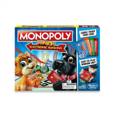 MONOPOLY JUNIOR BANCA ELECTRONICA LIMBA ROMANA foto