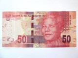 Africa de Sud 50 Rand 2013 in stare f.buna la cel mai mic pret,semnătura Gill Marcus