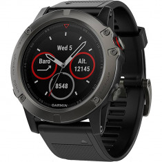 Smartwatch Garmin Fenix 5X Sapphire Edition Stainless Steel Grey foto