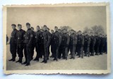 P042 FOTOGRAFIE RAZBOI WWII MILITARI TRUPE RAD REICHSARBEITSDIENST 9/6cm