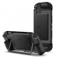Carcasa Protectie Consola Spigen Dual Grip pentru Nintendo Switch 2, Neagra