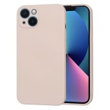 Cumpara ieftin Husa spate iPhone 13 , roz pal, slim, catifelata, Techsuit SoftFlex