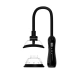 Pompa pentru Vulva si Sani cu Limba Stimulatoare, 2 Cupe, Incarcare USB