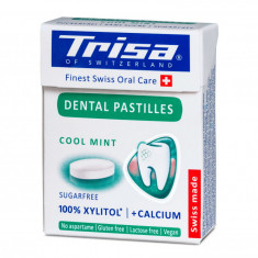 Pastile dentare cu xylitol Cool Mint, 25g, Trisa