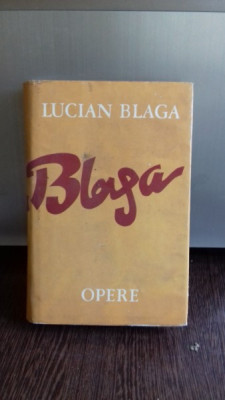 OPERE - LUCIAN BLAGA VOLUMUL 2 POEZII foto