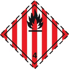 Etichete pentru inflamabile ADR foto