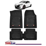 Covorase Auto TeamCar&reg; Tip Tavita Compatibile Renault Megane III Coupe (2008-2016) Negru Material Rezistent, Cauciuc