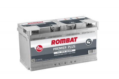 Acumulator Rombat 12V 100AH Premier Plus 38447 6002K50090ROM / 6002K50090 foto