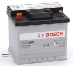 Baterie auto Bosch S3 45Ah 12V 0092S30030 foto