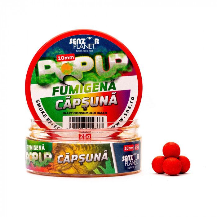 Pop-up fumigena capsuna 10mm 25g