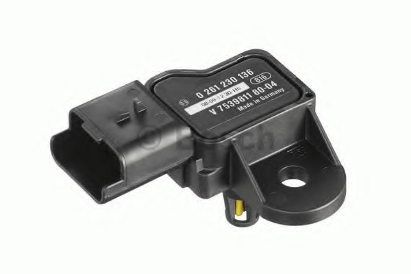 Senzor, presiune galerie admisie PEUGEOT 207 (WA, WC) (2006 - 2016) BOSCH 0 261 230 136