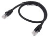 Cablul de rețea U/UTP 6 litat CCA PVC negru 2m 26AWG 5,5mm, Vention