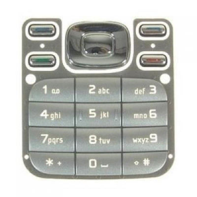 TASTATURA NOKIA 6234 ARGINTIE PROMO foto