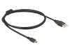 Cablu USB 2.0 A la mini USB B, 1 m, negru, Delock