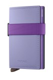 Secrid portofel de piele MATTE culoarea violet