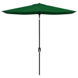 Outsunny Ombrellone da Giardino 2x3m Inclinabile e Apertura a Manovella Grigio | Aosom Romania