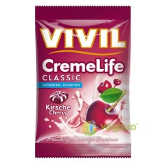 Bomboane Creme Life cu Cirese fara Zahar 90g