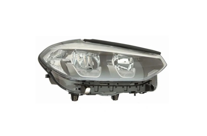 Far Bmw X3 (G01), 06.2017-07.2021, montare fata, dreapta, cu lumini de zi tip LED; H7+LED+PY24W; electric; fara modul LED; cu motor; halogen; fara ma