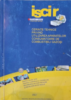 CERINTE TEHNICE PRIVIND UTILIZAREA APARATELOR CONSUMATOARE DE COMBUSTIBILI GAZOSI-MIHAI PRISACARIU-240026 foto