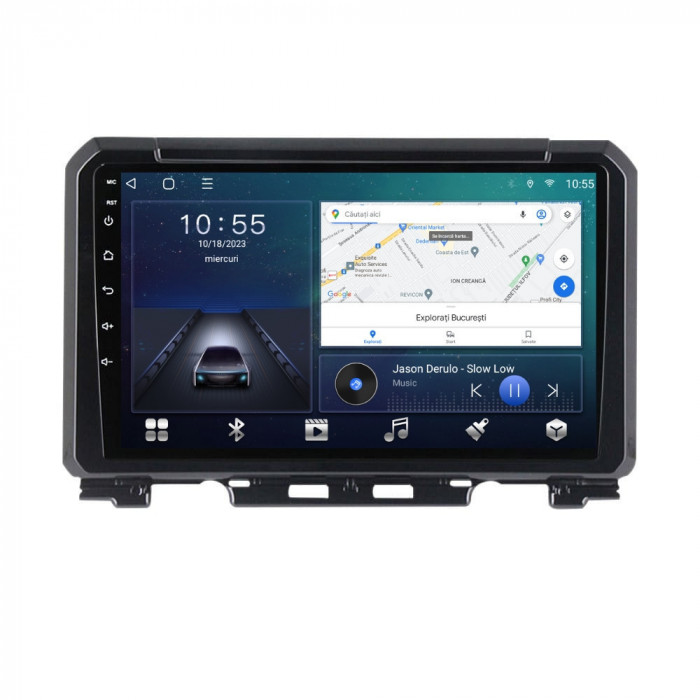 Navigatie dedicata cu Android Suzuki Jimny dupa 2018, 2GB RAM, Radio GPS Dual