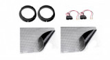Set adaptoare audio difuzoare VW, Seat - inele / adaptor cablu boxe, insonorizant