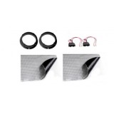 Set adaptoare audio difuzoare VW, Seat - inele / adaptor cablu boxe, insonorizant