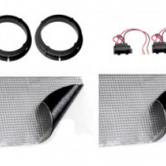 Set adaptoare audio difuzoare VW, Seat - inele / adaptor cablu boxe, insonorizant