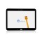 Touchscreen Samsung Galaxy Tab 3 10.1 P5200, Negru