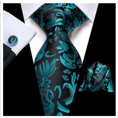 Set cravata + batista + butoni - matase - model 51