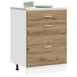 vidaXL Dulap de bază de bucătărie &ldquo;Lyon&rdquo; Artisan Stejar din 854258