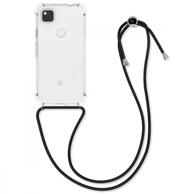 Husa pentru Google Pixel 4a, Silicon, Transparent, 52757.03 foto