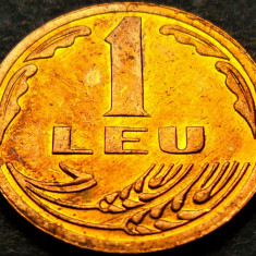 Moneda 1 LEU - ROMANIA, anul 1992 * cod 1116 H = UNC
