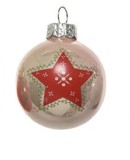 Cumpara ieftin Glob decorativ - Bauble Blush Pink - Star - Roz / Stea | Kaemingk