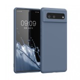 Husa pentru Google Pixel 6, Silicon, Albastru, 55865.12, kwmobile, Carcasa