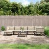 VidaXL Set mobilier de grădină cu perne, 8 piese, antracit, poliratan 3186776