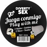 Diablo Picante-Set Zaruri Erotice Pozitii Hetero cu Pahar