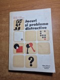 carte pentru copii - jocuri si probleme distractive - din anul 1977