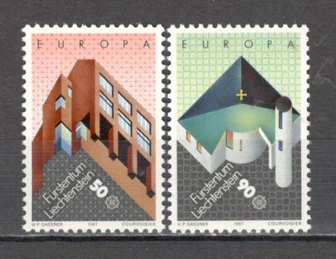 Liechtenstein.1987 EUROPA-Arhitectura moderna SL.186